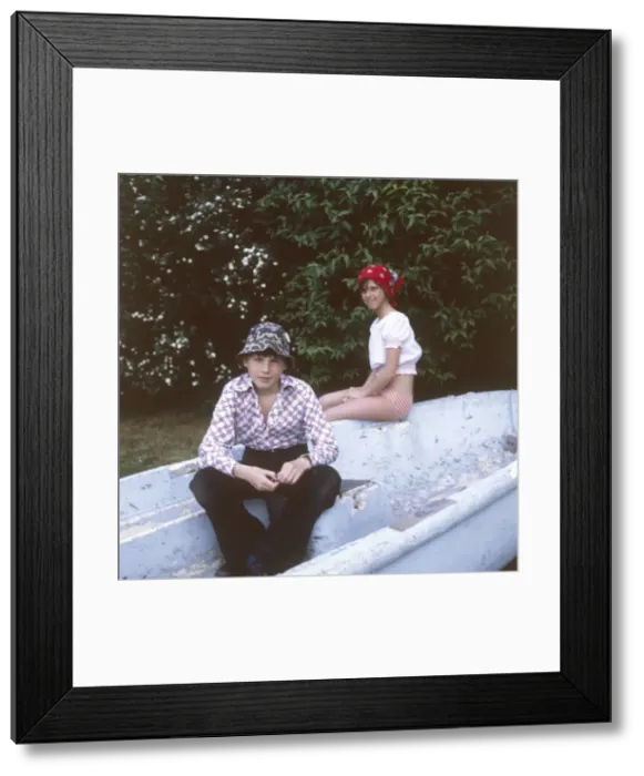 Framed Print : Teenagers 1978 Framed Print : Teenagers 1978