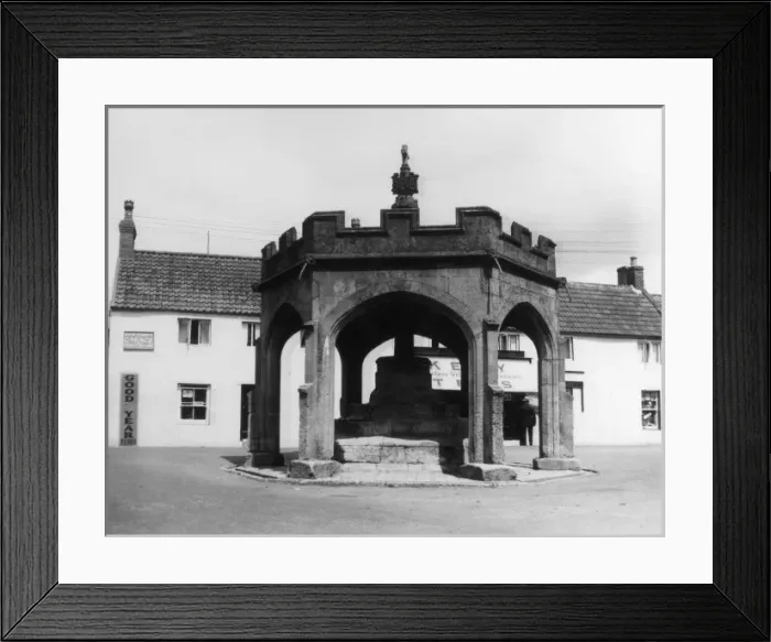 Framed Print : Cheddar Market Cross Framed Print : Cheddar Market Cross