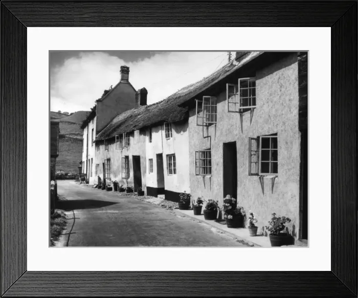 Framed Print : Devonshire Cottages Framed Print : Devonshire Cottages