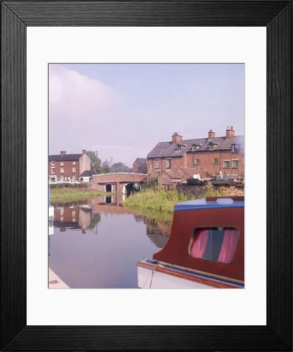 Framed Print : Canal Scene Framed Print : Canal Scene
