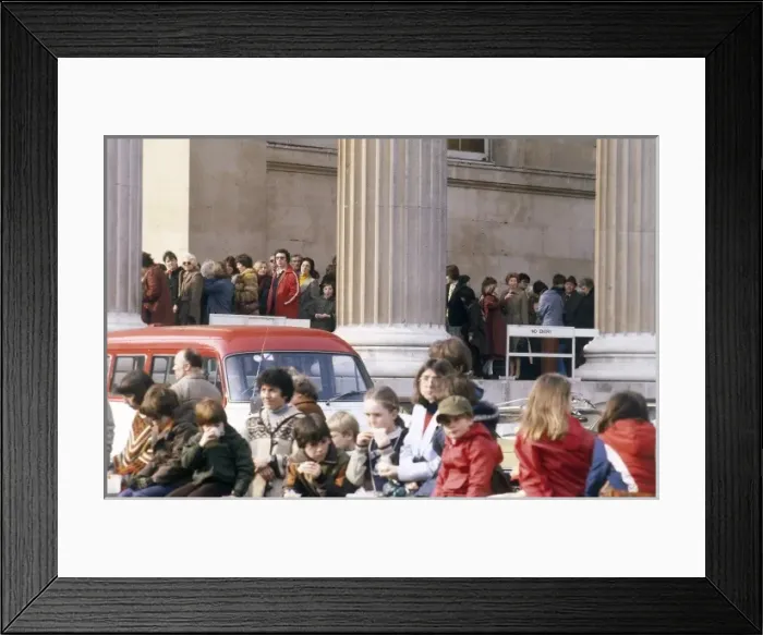 Framed Print : British Museum Crowd Framed Print : British Museum Crowd