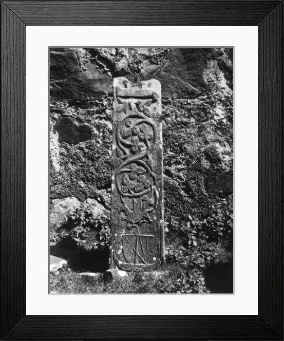 Framed Print : Pennygown Celtic Cross Framed Print : Pennygown Celtic Cross