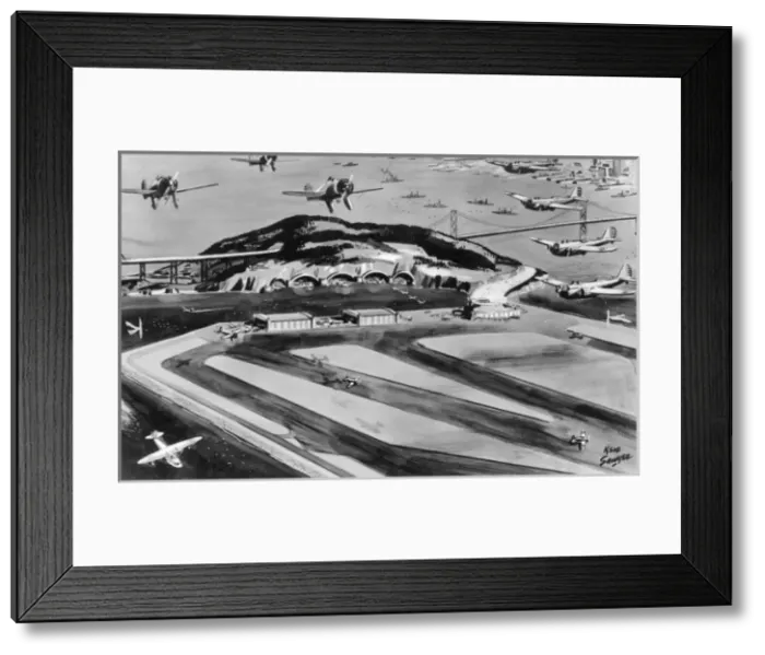 Framed Print : Yerba Buena Aerodrome Framed Print : Yerba Buena Aerodrome