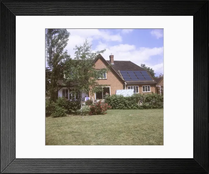 Framed Print : SOLAR ROOF Framed Print : SOLAR ROOF
