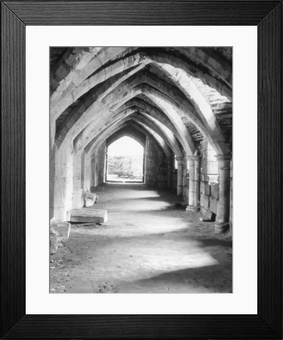 Framed Print : Finchdale Priory Crypt Framed Print : Finchdale Priory Crypt
