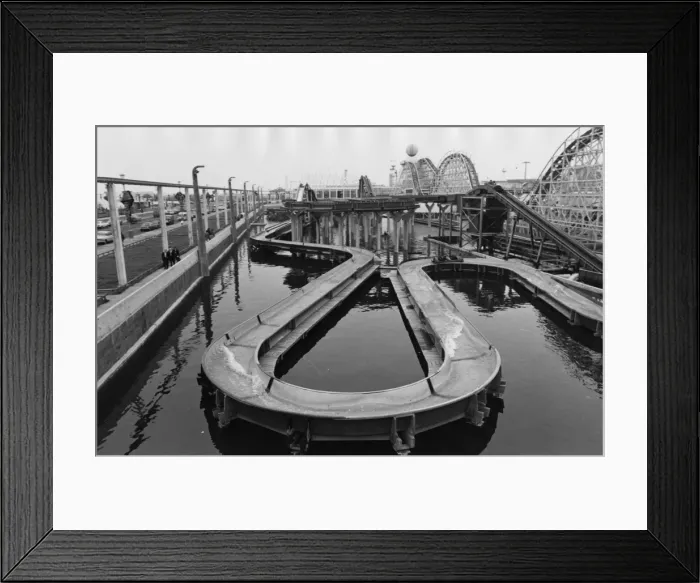 Framed Print : Blackpool Log Flume Framed Print : Blackpool Log Flume