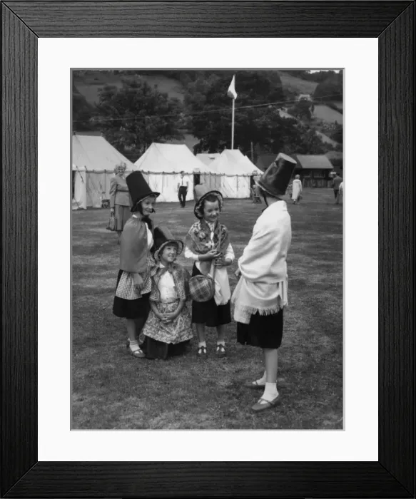 Framed Print : Welsh Costumes Framed Print : Welsh Costumes