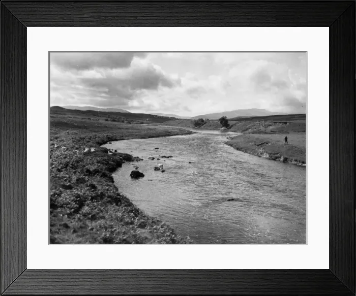 Framed Print : River Strath Naver Framed Print : River Strath Naver