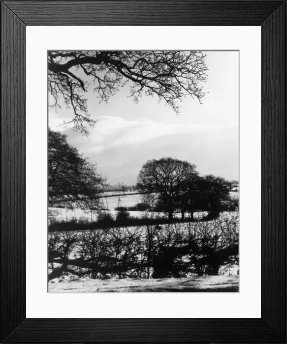 Framed Print : Middlesex Snow Scene Framed Print : Middlesex Snow Scene