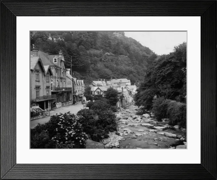 Framed Print : Lyn Valley before Flood Framed Print : Lyn Valley before Flood