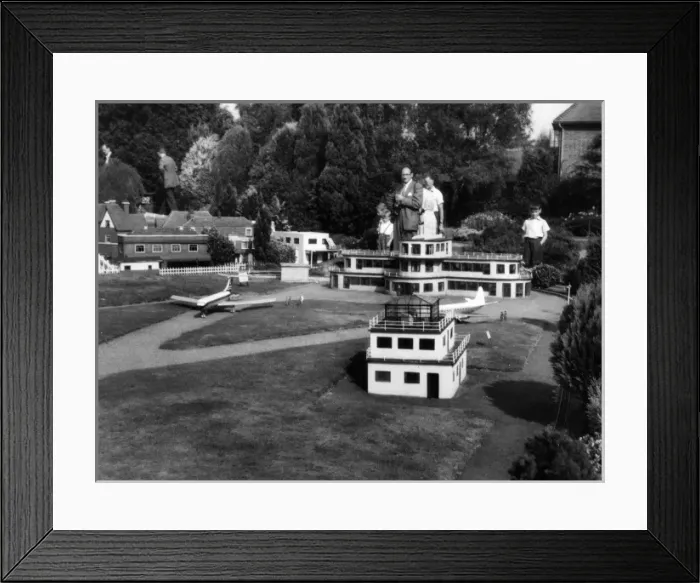 Framed Print : English Model Village Framed Print : English Model Village