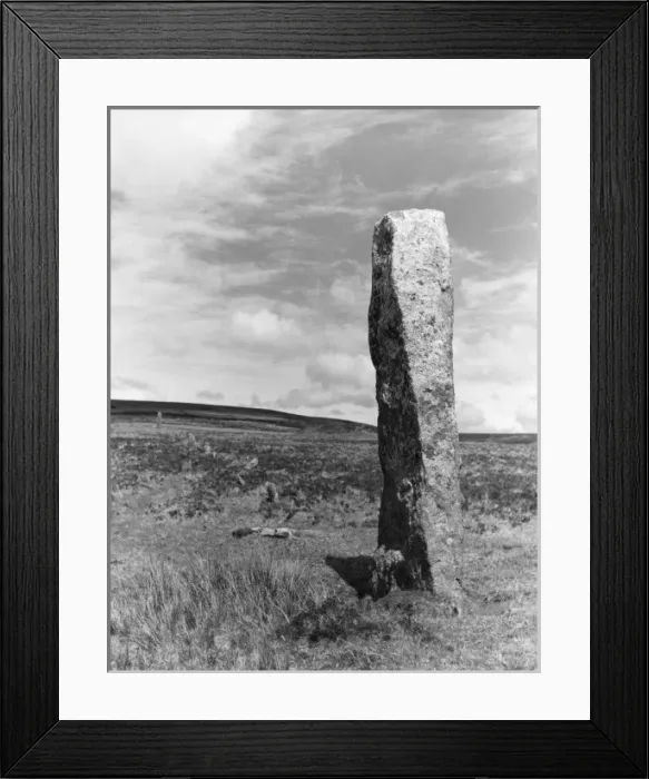 Framed Print : Dartmoor Standing Stone Framed Print : Dartmoor Standing Stone
