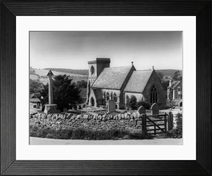 Framed Print : Snowshill Church