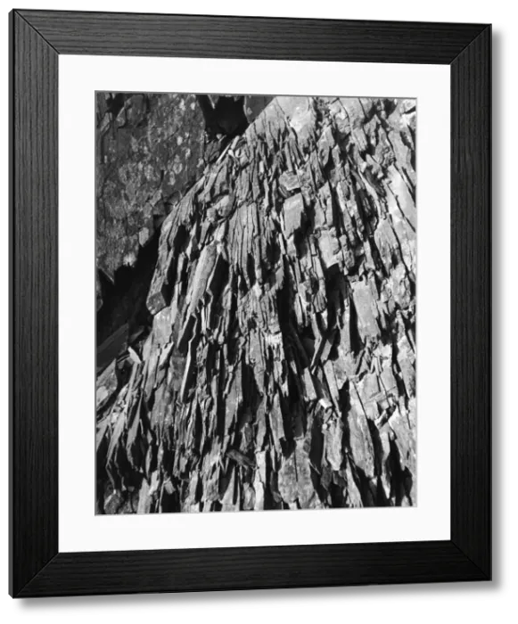 Framed Print : Welsh Rock Formation Framed Print : Welsh Rock Formation