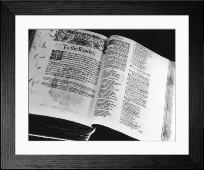 Framed Print : Authorised Version Bible Framed Print : Authorised Version Bible