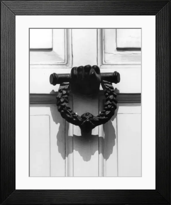 Framed Print : Famous Door Knocker Framed Print : Famous Door Knocker