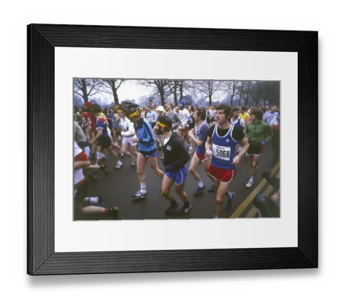 Framed Print : London Marathon 1981 Framed Print : London Marathon 1981