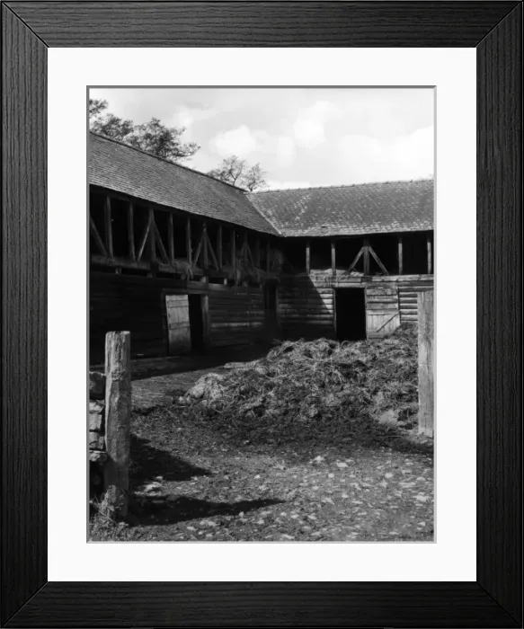 Framed Print : Shippon and Muck Yard Framed Print : Shippon and Muck Yard