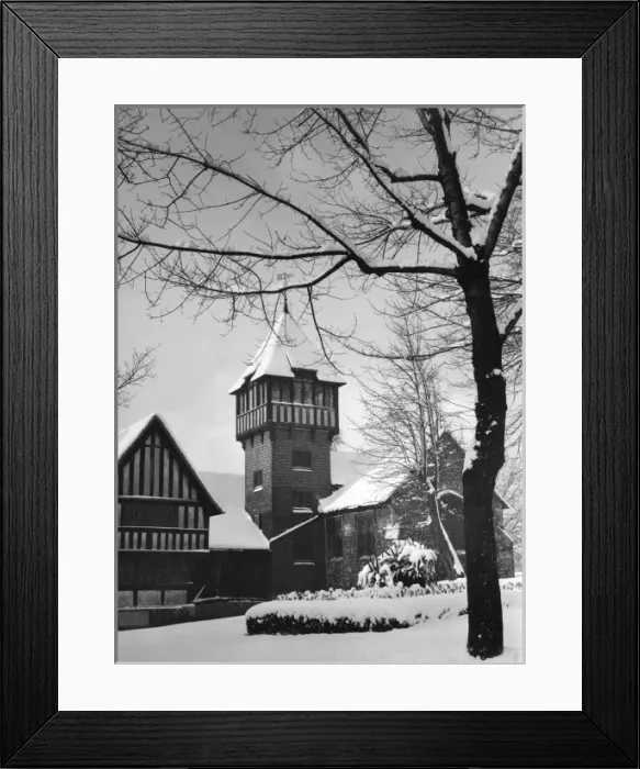 Framed Print : Maidstone Winter Snow Framed Print : Maidstone Winter Snow