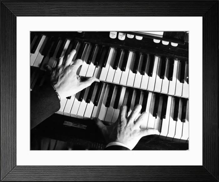 Framed Print : Organ Keyboard Framed Print : Organ Keyboard