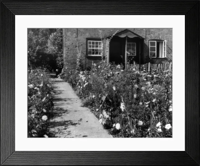 Framed Print : Cottage Garden Border Framed Print : Cottage Garden Border