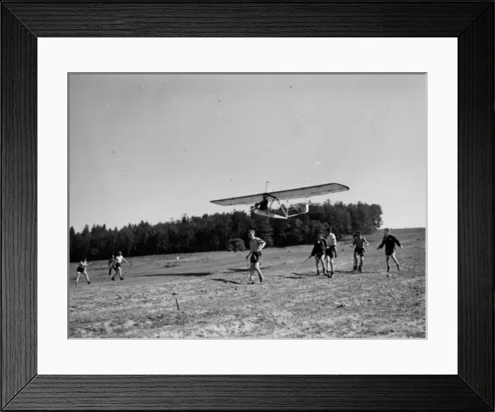 Framed Print : Boys Helping Glider Framed Print : Boys Helping Glider