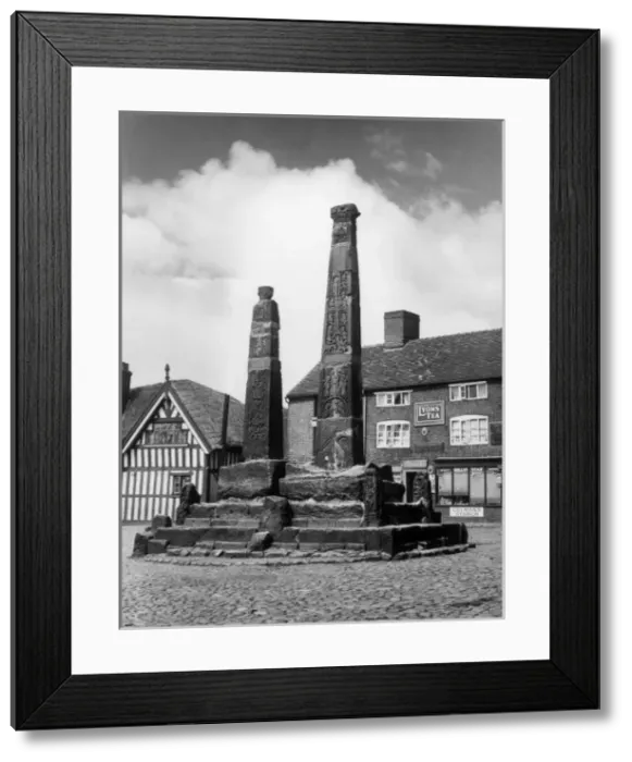 Framed Print : Sandbach Crosses Framed Print : Sandbach Crosses
