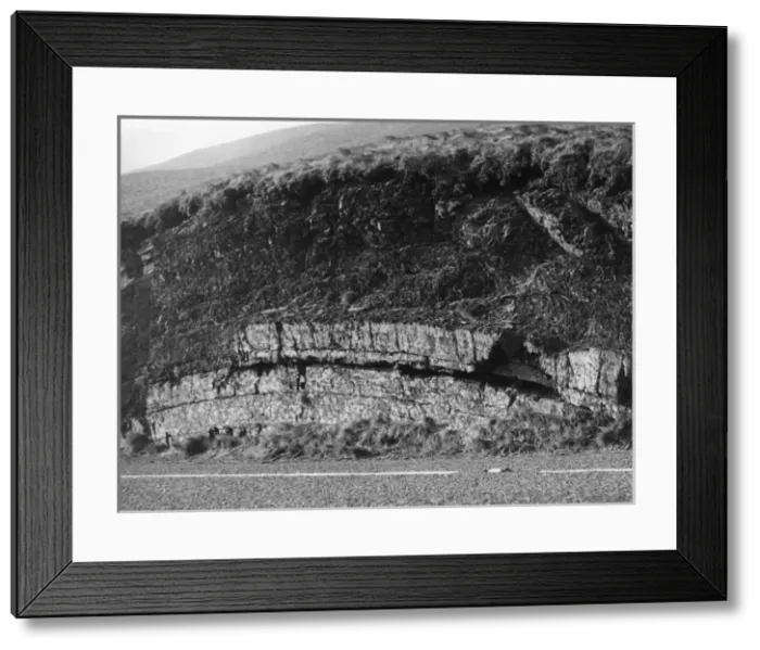 Framed Print : Welsh Rock Formation Framed Print : Welsh Rock Formation