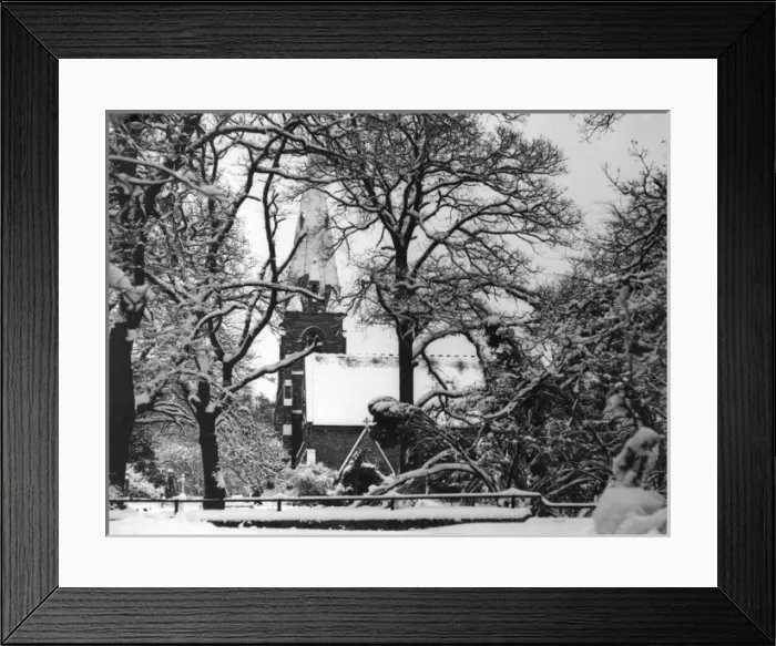 Framed Print : High Beach under Snow Framed Print : High Beach under Snow