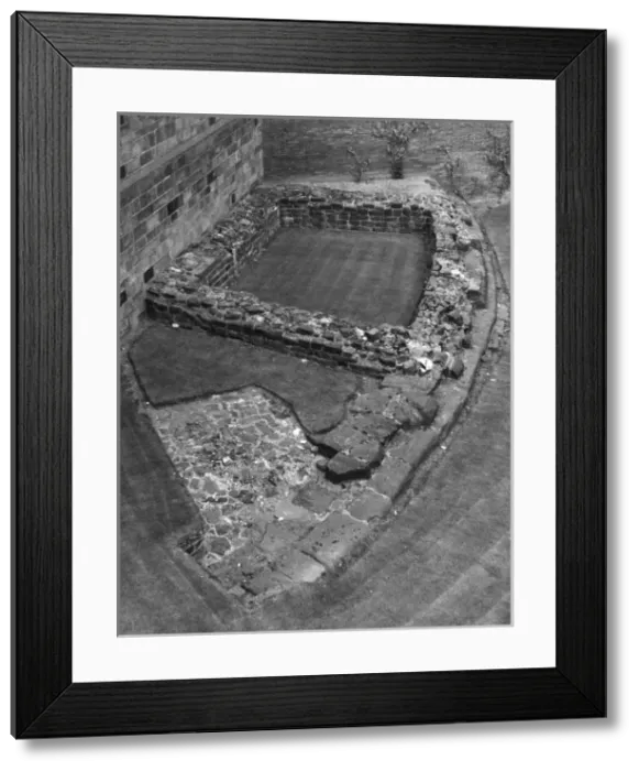 Framed Print : Roman Tower Foundations Framed Print : Roman Tower Foundations