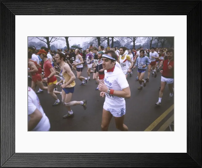 Framed Print : London Marathon 1981 Framed Print : London Marathon 1981
