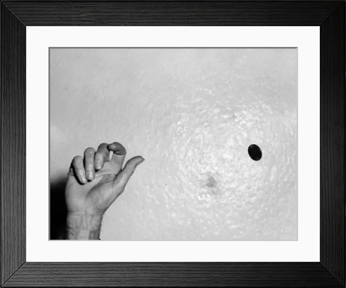 Framed Print : Tossing a Coin Framed Print : Tossing a Coin
