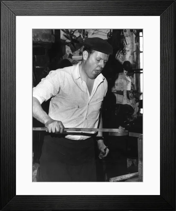 Framed Print : Forging Wrought Iron Framed Print : Forging Wrought Iron