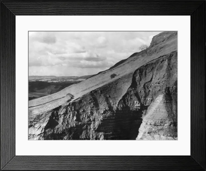 Framed Print : A GEOLOGICAL FAULT