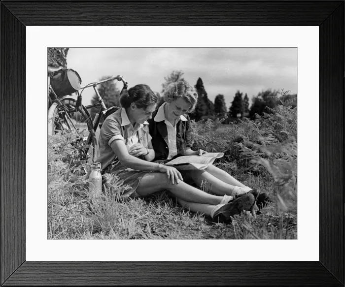 Framed Print : Cycling Girls Framed Print : Cycling Girls