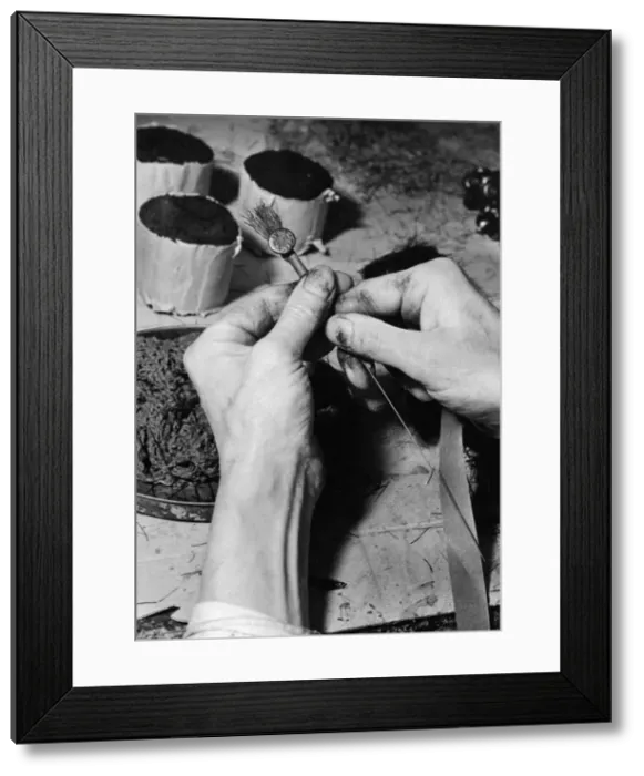 Framed Print : Making Poppies Framed Print : Making Poppies