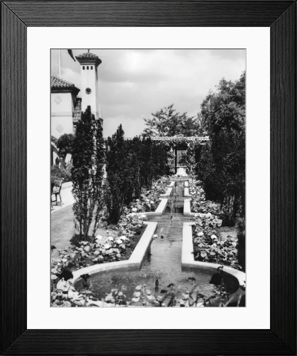Framed Print : Fountain Row Framed Print : Fountain Row