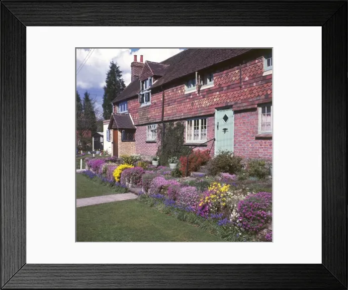 Framed Print : English Country Cottages Framed Print : English Country Cottages