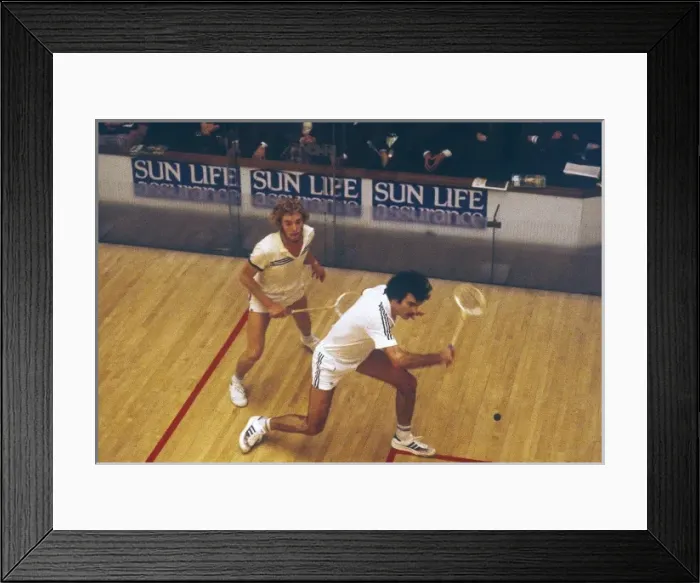 Framed Print : Game of Squash