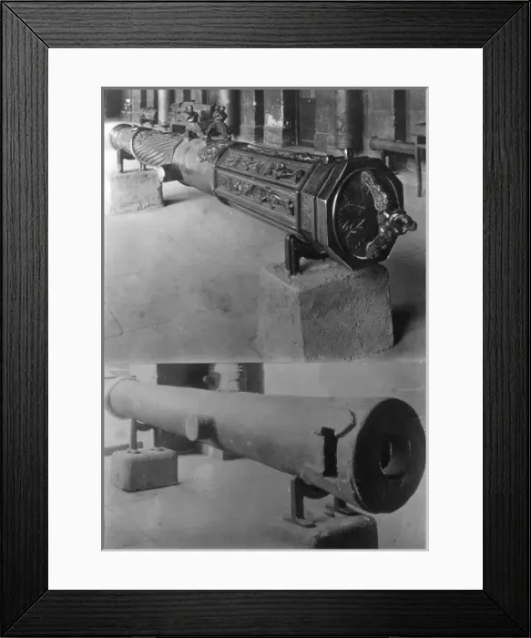 Framed Print : Old French Cannons Framed Print : Old French Cannons
