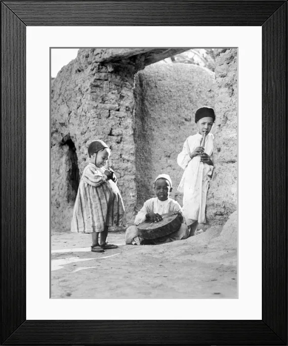 Framed Print : Egyptian Street Band Framed Print : Egyptian Street Band