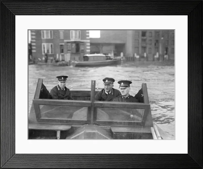 Framed Print : River Police Patrol Boat Framed Print : River Police Patrol Boat