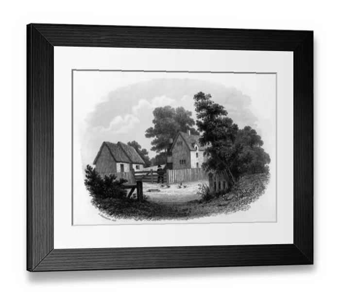 Framed Print : Bloomfield Early Home Framed Print : Bloomfield Early Home