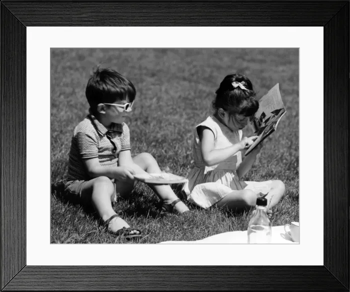 Framed Print : Children in the Park Framed Print : Children in the Park