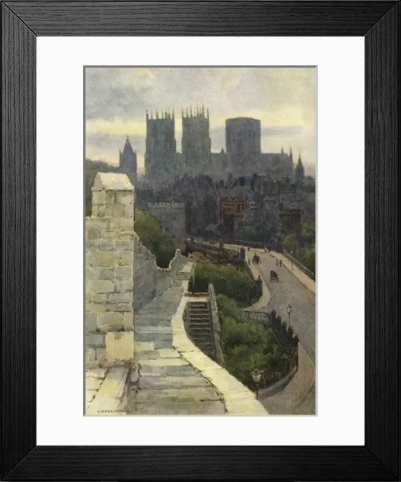 Framed Print : York Minster & Walls Framed Print : York Minster & Walls