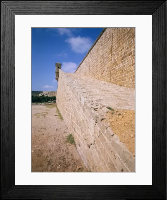 Framed Print : Acre City Walls Framed Print : Acre City Walls