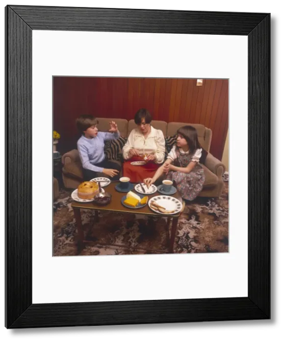 Framed Print : Afternoon Tea 1981 Framed Print : Afternoon Tea 1981
