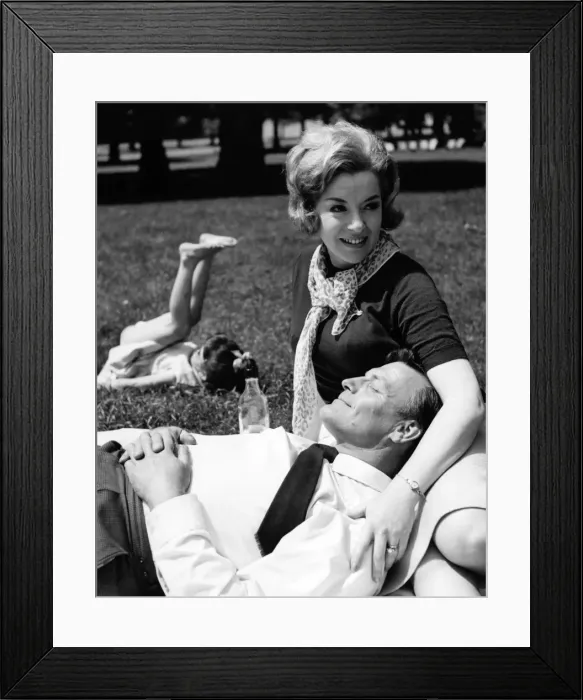 Framed Print : Family in a Park Framed Print : Family in a Park