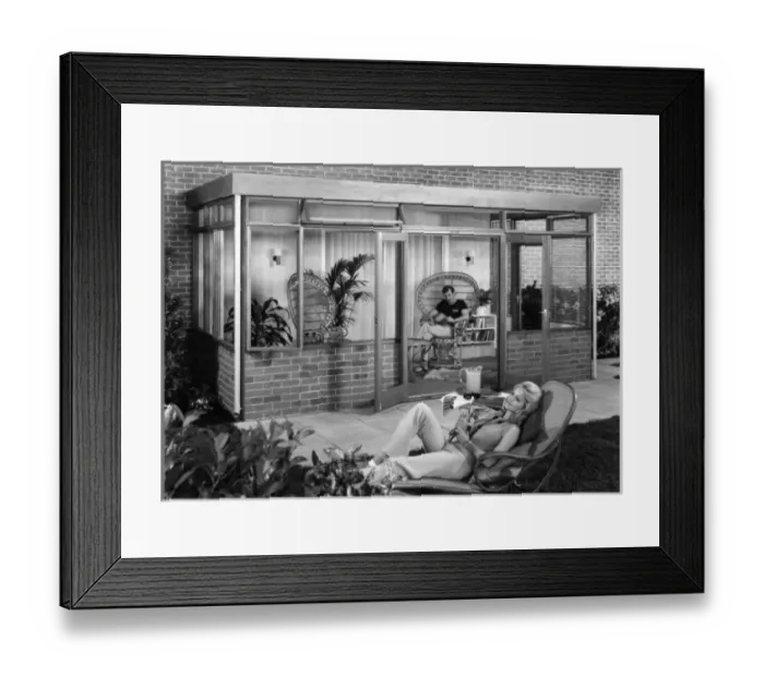 Framed Print : Trendy Conservatory Framed Print : Trendy Conservatory