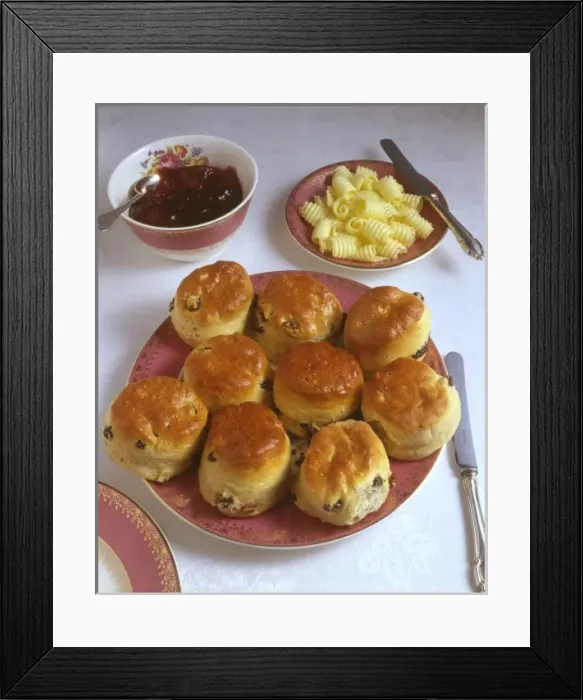 Framed Print : Scones and Jam Framed Print : Scones and Jam